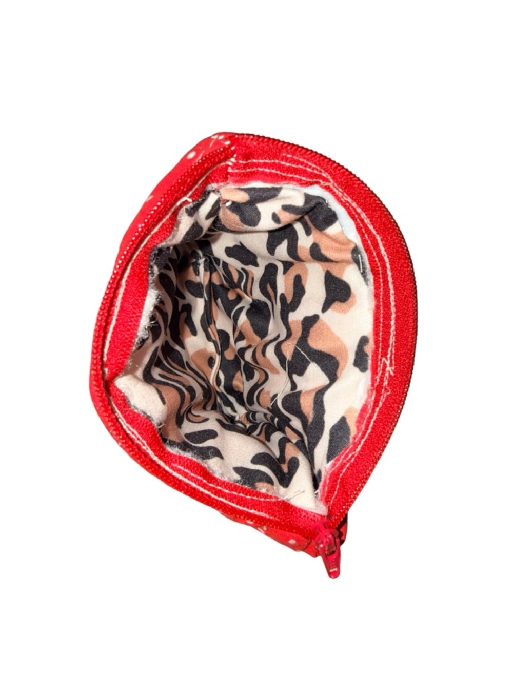 Handmade “Sweet & Wild” cosmetic bag with matching keychain. - Picture 4 of 5